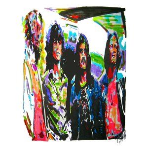 Led Zeppelin Page Plant Jones Bonham Rock Music Print Poster Wall Art 18x24
